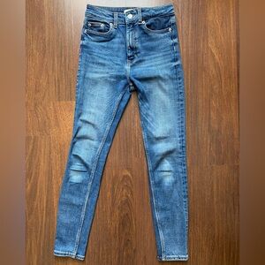 Zara Premium Denim Collection Blue Denim Jeans Size 2